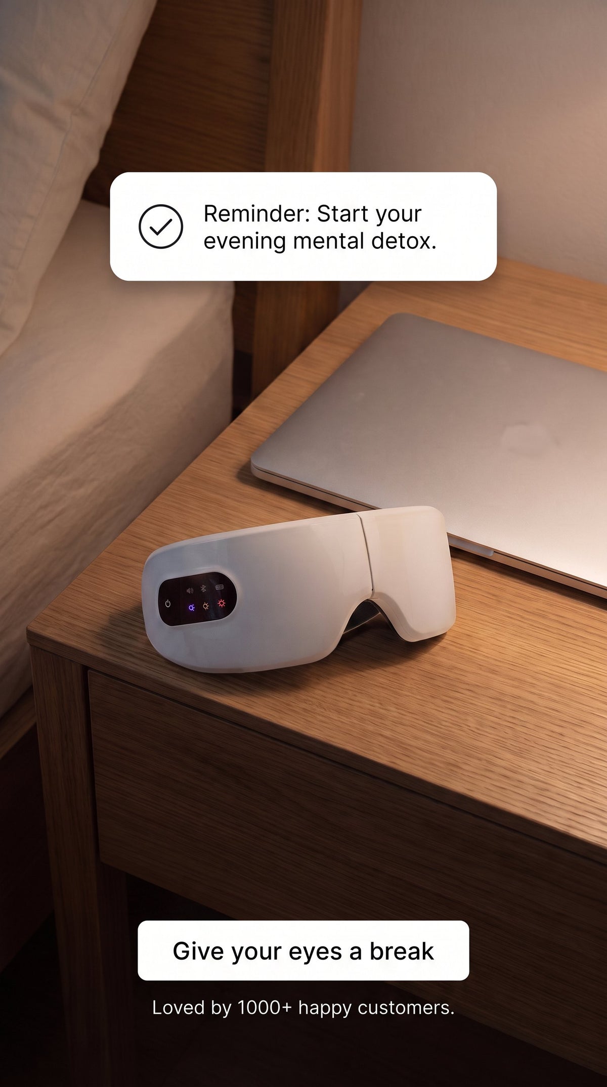 Bluetooth sleep heat eye mask