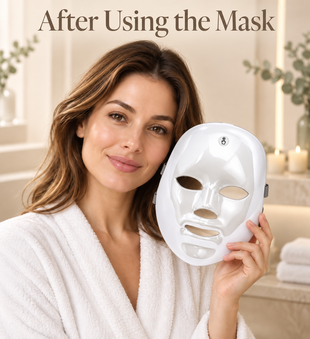 LED Rechargeable Face Mask Acne And Freckles Led Color Light Mask